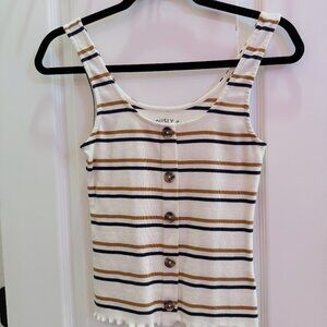 Striped stretchy tank from Aeropostale - Summer Closet Cleanout